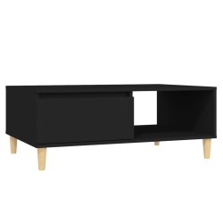 Couchtisch Schwarz 90x60x35 cm Holzwerkstoff