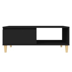 Couchtisch Schwarz 90x60x35 cm Holzwerkstoff