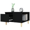 Couchtisch Schwarz 55x55x36,5 cm Holzwerkstoff