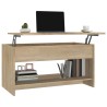 Couchtisch Sonoma-Eiche 102x50x52,5 cm Holzwerkstoff