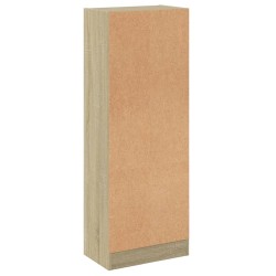 Bücherregal 3 Fächer Sonoma-Eiche 40x24x108 cm Holzwerkstoff