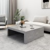 Couchtisch Betongrau 100x100x35 cm Holzwerkstoff