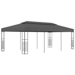 Gartenpavillon 3x6 m Anthrazit