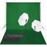 Fotostudio-Set mit Beleuchtung und Hintergrund