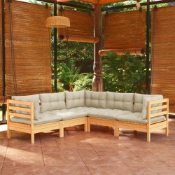 5-tlg. Garten-Lounge-Set...