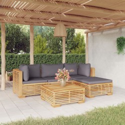 5-tlg. Garten-Lounge-Set...