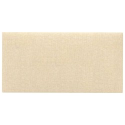 Wandpaneele 12 Stk. Creme 60x30 cm Stoff 2,16 m²