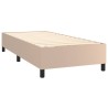 Boxspringbett mit Matratze & LED Cappuccino-Braun 90x200cm