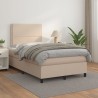 Boxspringbett Matratze Cappuccino-Braun 120x200cm Kunstleder