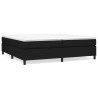 Boxspringbett mit Matratze Schwarz 200x200 cm Stoff