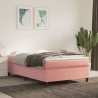 Boxspringbett mit Matratze Rosa 120x200 cm Samt