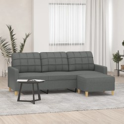 3-Sitzer-Sofa mit Hocker...