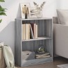 Bücherregal Grau Sonoma 60x24x74,5 cm Holzwerkstoff