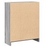 Bücherregal Grau Sonoma 60x24x74,5 cm Holzwerkstoff