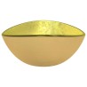 Waschbecken Hartglas 54,5x35x15,5 cm Golden