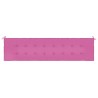 Gartenbank-Auflage Rosa 200x50x3 cm Stoff