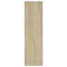 Wandregal Sonoma-Eiche 75x16x55 cm Holzwerkstoff