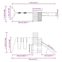 Spielturm Imprägniertes Kiefernholz