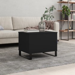 Couchtisch Schwarz 60x44,5x45 cm Holzwerkstoff