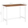 Bartisch Massivholz 108x60x91 cm