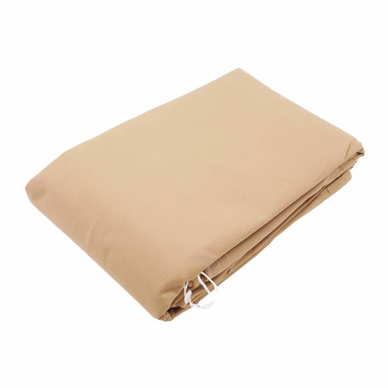 Nature Wintervlies mit Reißverschluss 70 g/m² Beige 2×1,5×1,5 m