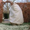 Nature Wintervlies mit Reißverschluss 70 g/m² Beige 2×1,5×1,5 m