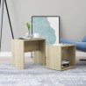 Couchtisch-Set Sonoma-Eiche 48 x 30 x 45 cm Holzwerkstoff