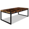 Couchtisch Teak Harz 110x60x40 cm