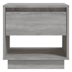 Nachttische 2 Stk. Grau Sonoma 45x34x44 cm Holzwerkstoff