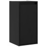 Wandschrank Schwarz 30x30x60 cm Massivholz Kiefer