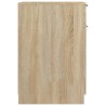 Büroschrank Sonoma-Eiche 33,5x50x75 cm Holzwerkstoff