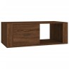 Couchtisch Braun Eichen-Optik 100x50,5x35 cm Holzwerkstoff