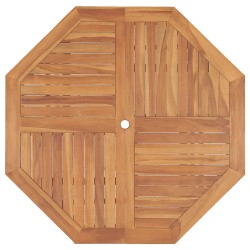 Garten-Esstisch 110x110x75 cm Massivholz Teak