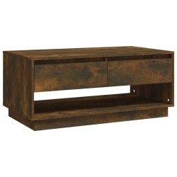 Couchtisch Räuchereiche 102,5x55x44 cm Holzwerkstoff