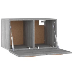 Wandschrank Grau Sonoma 60x36,5x35 cm Holzwerkstoff