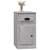 Beistellschrank mit Schublade Grau Sonoma 40x50x75 cm