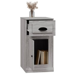 Beistellschrank mit Schublade Grau Sonoma 40x50x75 cm