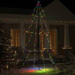 Weihnachtsbaum in Kegelform 360 LEDs Indoor Outdoor 143x250 cm