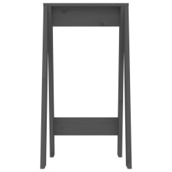 Hocker 2 Stk. Grau 40x40x75 cm Massivholz Kiefer