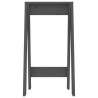 Hocker 2 Stk. Grau 40x40x75 cm Massivholz Kiefer