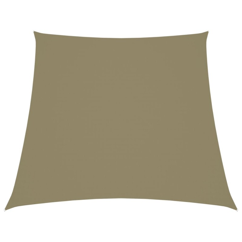 Sonnensegel Oxford-Gewebe Trapezform 4/5x4 m Beige