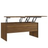 Couchtisch Braun Eichen-Optik 102x50,5x46,5 cm Holzwerkstoff