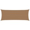 Sonnensegel 160 g/m² Taupe 2x4,5 m HDPE