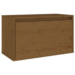 Wandschrank Honigbraun 60x30x35 cm Massivholz Kiefer