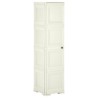 Kunststoffschrank 40x43x164 cm Holzdesign Vanilleeis