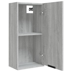 Wand-Badschrank Grau Sonoma 32x20x67 cm