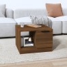 Couchtisch Braun Eichen-Optik 50x50x36 cm Holzwerkstoff