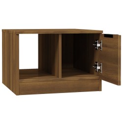 Couchtisch Braun Eichen-Optik 50x50x36 cm Holzwerkstoff