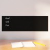 Magnettafel Wandmontage Schwarz 60x20 cm  Hartglas