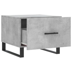 Couchtische 2 Stk. Betongrau 50x50x40 cm Holzwerkstoff